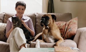 lady-with-her-pets